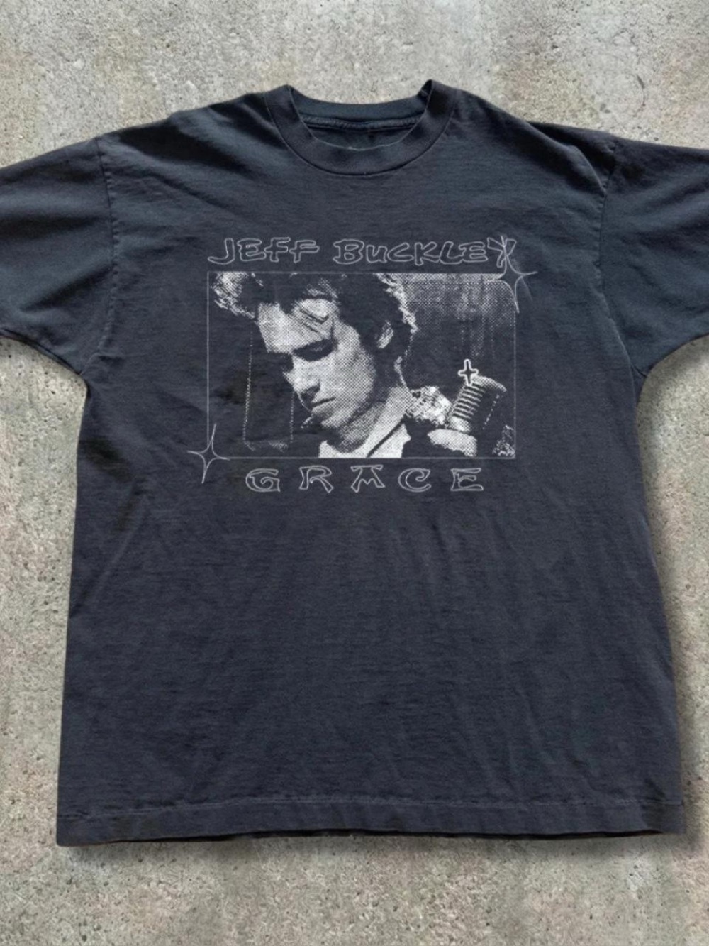 Gildan Jeff Buckley 'Grace' Graphic Tee - Black